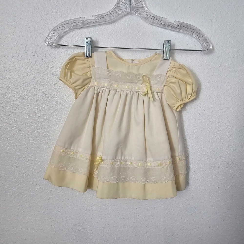 Betti Terell Girls Dress‎ Size 12-18 Months Vintage 1990